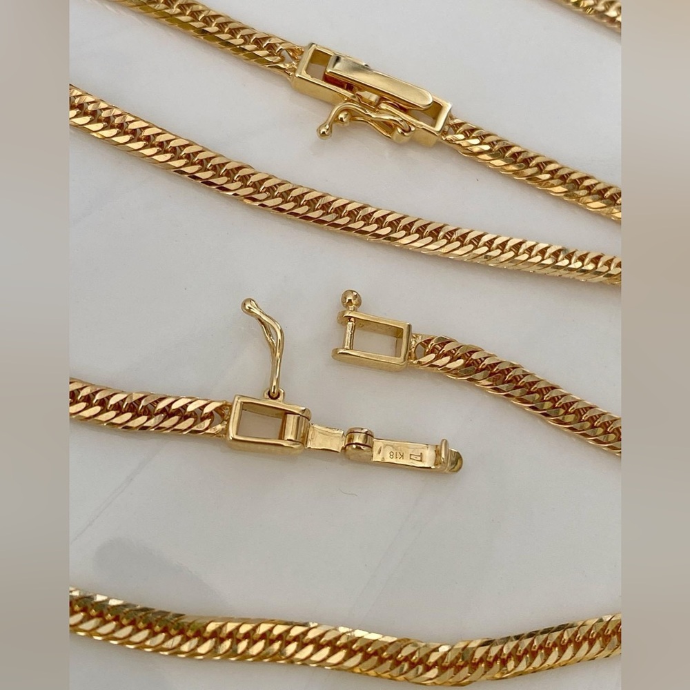 SUPER SALE‼️ 18 KARAT JAPAN GOLD KEHEI BRACELET 7 INCHES